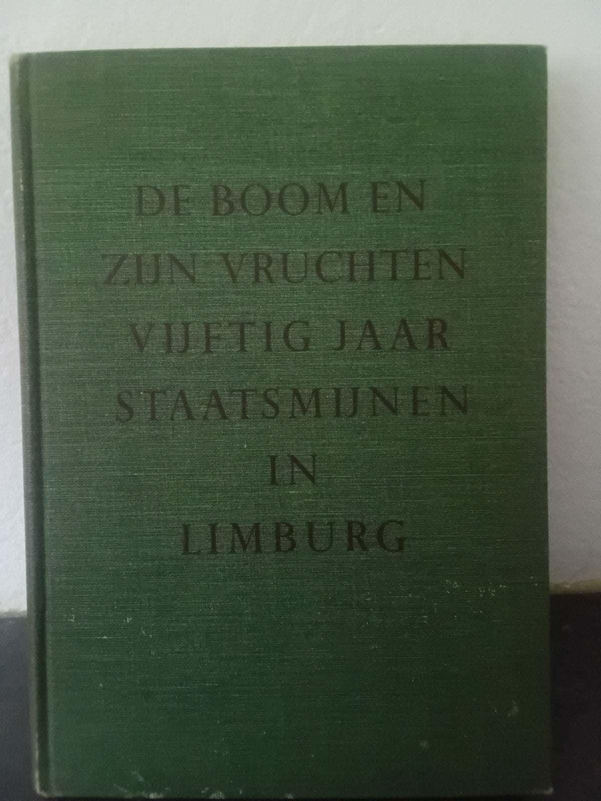 DE BOOM EN ZIJN VRUCHEN VIJFTIG JAAR STAATSMIJNEN IN LIMBURG, Gelezen, 19e eeuw, Ophalen of Verzenden, Bernard Bekman