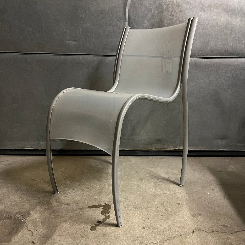 Post modern fpe chair door Ron Arad voor Kartell, Gebruikt, Wit, Postmodern, Fpe chair