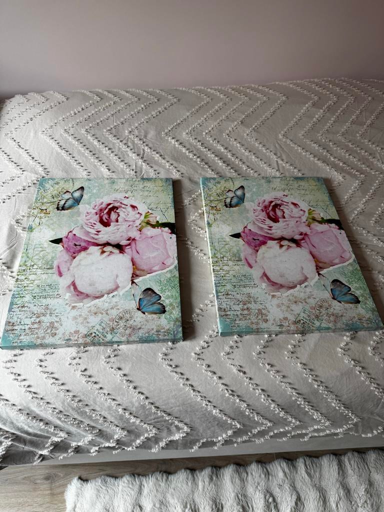 Canvas schilderijtjes, Ophalen, Zo goed als nieuw, Minder dan 50 cm, Schilderij