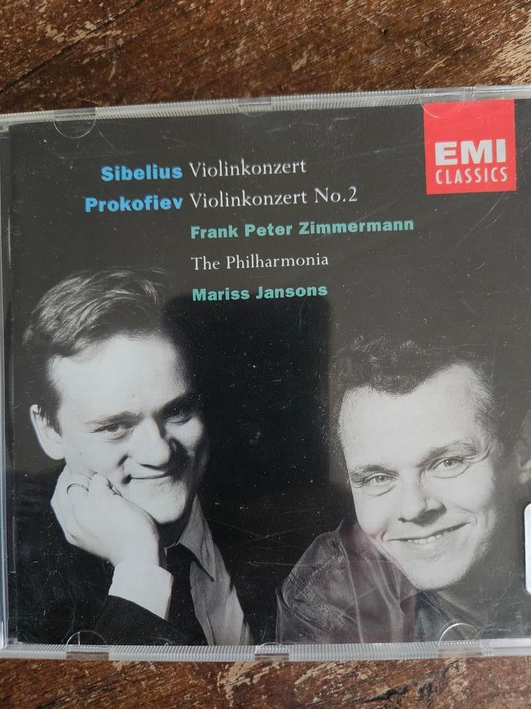 Sibelius & Prokofiev Vioolconcerten - EMI Classics CD, Ophalen of Verzenden, Romantiek, Gebruikt, Kamermuziek