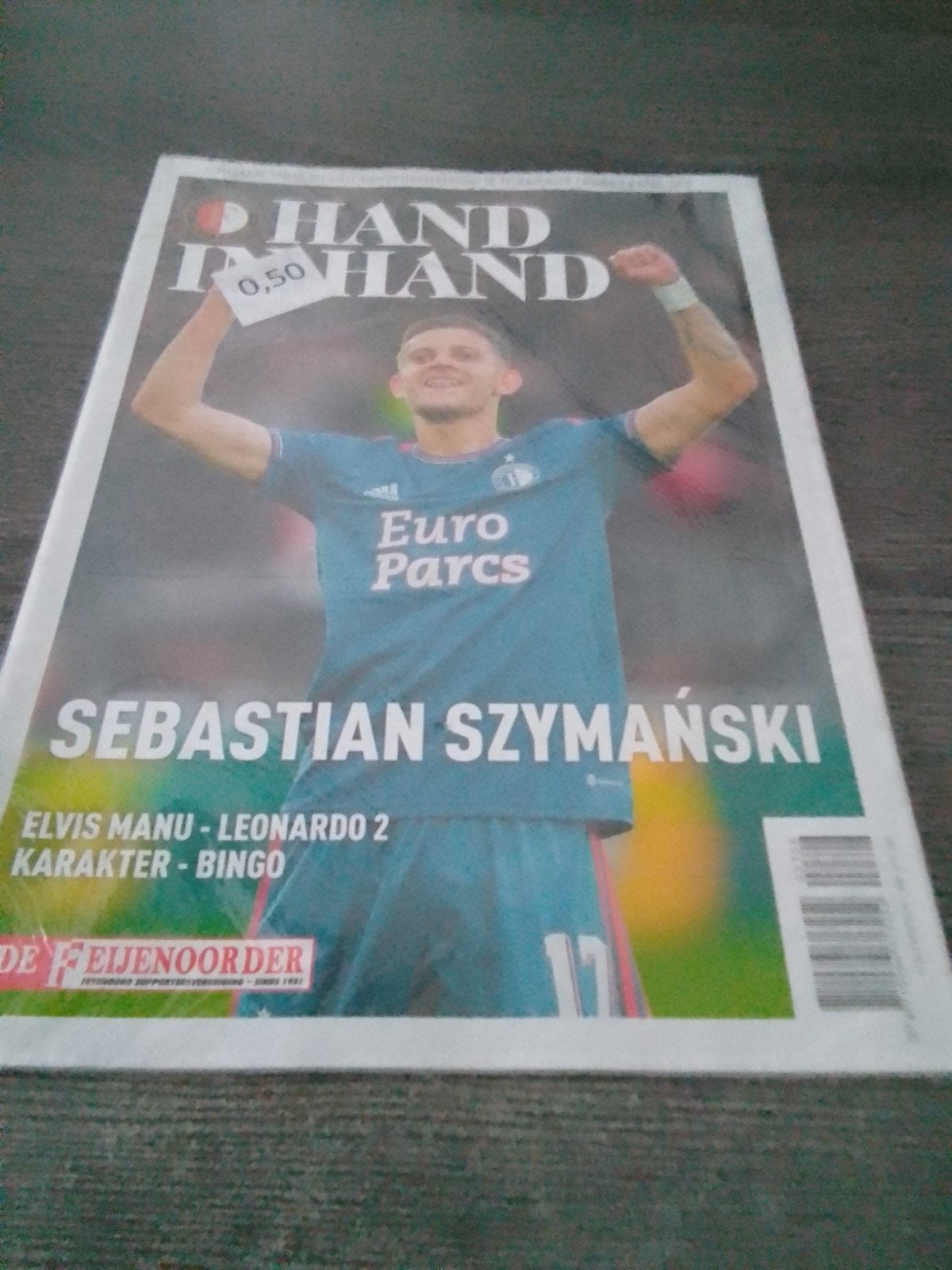Hand in Hand - Sebastian Szymański - De Feijenoorder, Ophalen, Gelezen, Sport en Vrije tijd