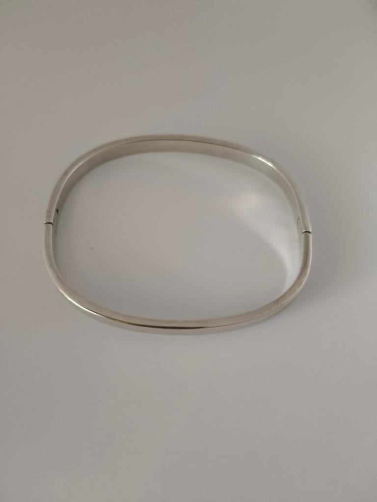 Prachtige vierkante manchet armband Mexico 925, Sieraden, Tassen en Uiterlijk, Armbanden, Ophalen of Verzenden, Gebruikt, Zilver