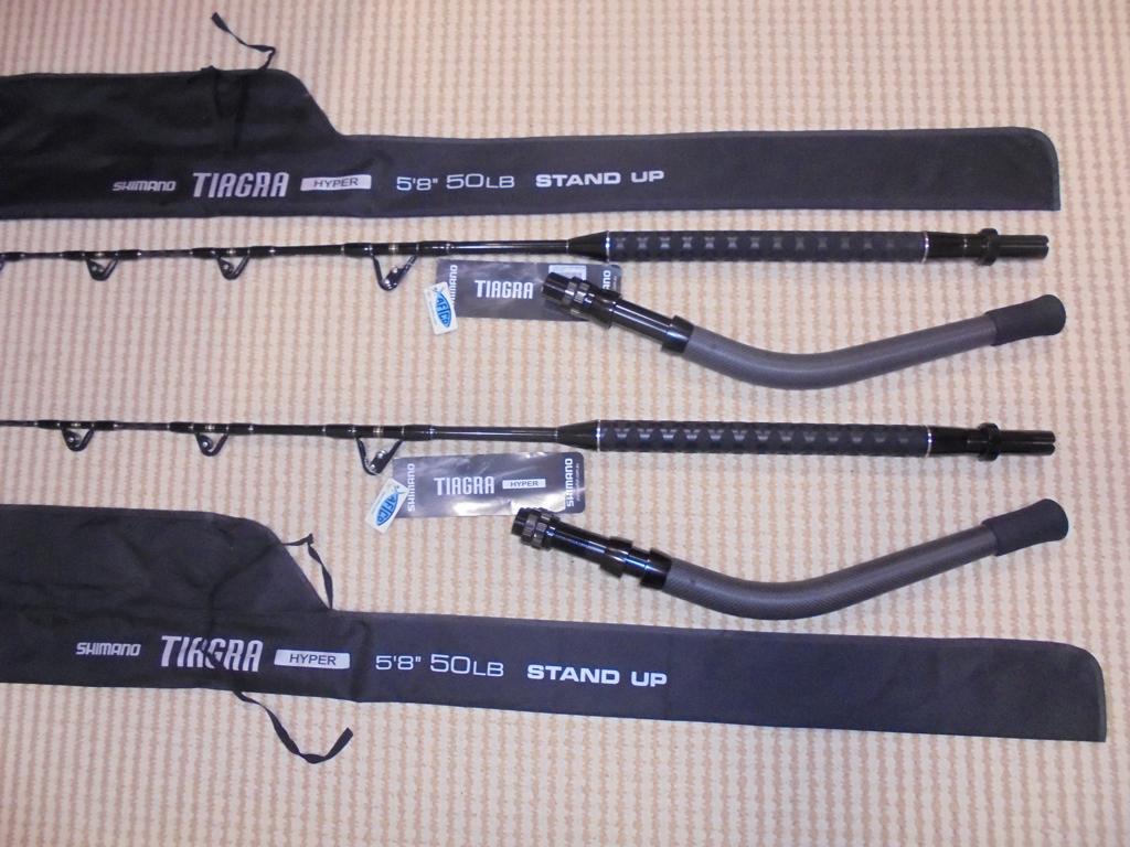 Shimano Tiagra Hyper Stand-up Hengel 50Lbs 1,73m Trolling., Ophalen, Nieuw, Werphengel