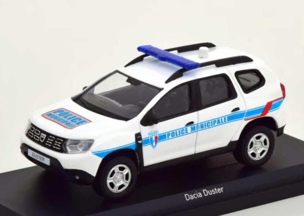 DACIA DUSTER 2018 POLICE MUNICIPALE 1/43 NOREV ref. 509011, Verzenden, Nieuw, Auto, Norev