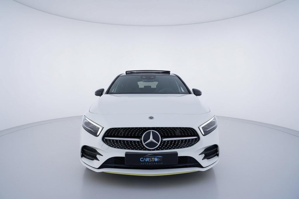 Mercedes-Benz A-klasse 220 EDITION ONE PANO 360 HEAD UP, Auto's, Gebruikt, Wit, Origineel Nederlands, Bedrijf