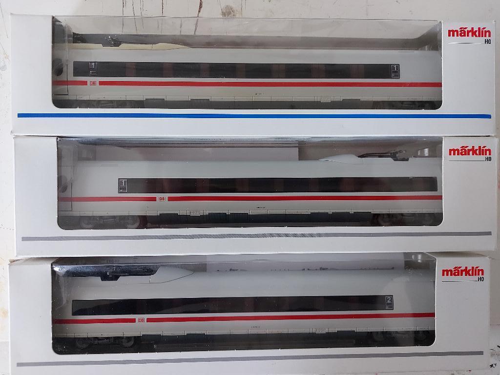 3 Marklin ICE 3 Wagons, Wisselstroom, Ophalen of Verzenden, Märklin, Nieuw