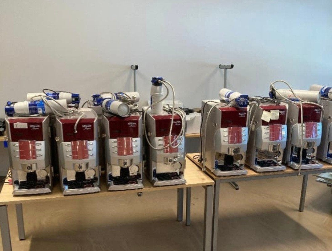 Partij 10 gebruikte koffiemachines - Ideaal voor horeca, Ophalen of Verzenden, Gebruikt