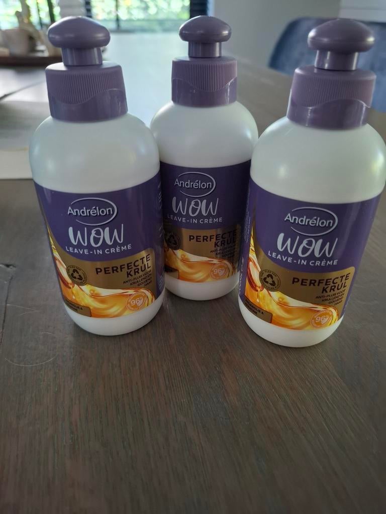 3x Andrélon WOW Perfecte Krul Leave-in Crème (3 stuks), Ophalen