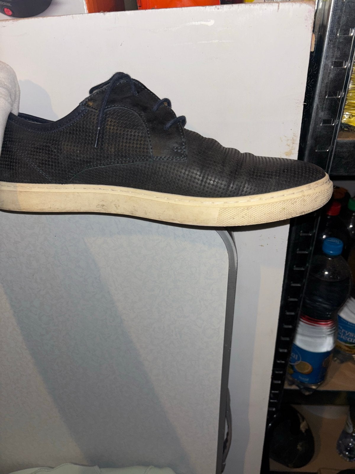 Van Lier schoenen, Ophalen of Verzenden, Gedragen, Blauw, Veterschoenen