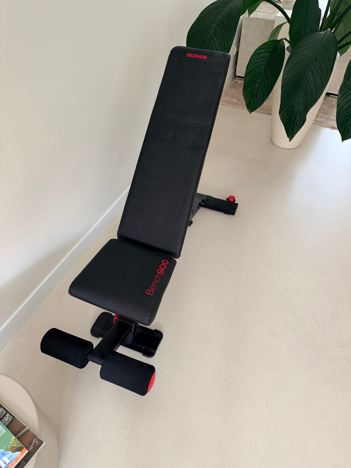 Decathlon Bench 900 Fitnessbank - Verstelbaar & Compact, Ophalen, Krachtstation, Armen, Zo goed als nieuw
