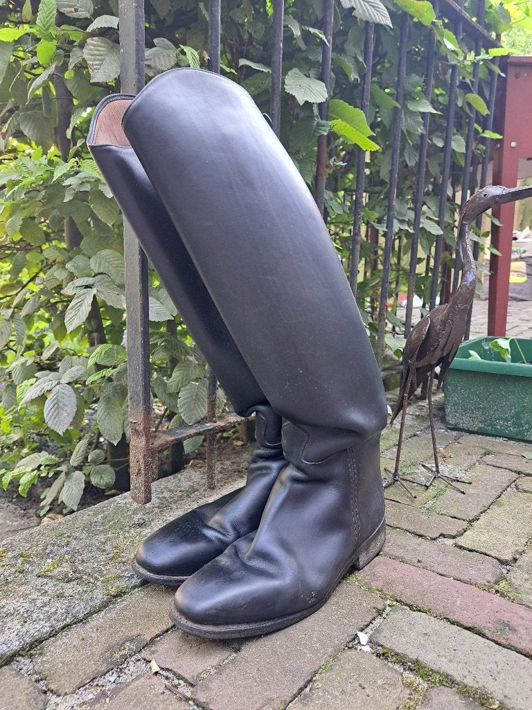 Hoge leren paardrijlaarzen, Dieren en Toebehoren, Ophalen, Gebruikt, Inclusief opbergtas, Dressuur