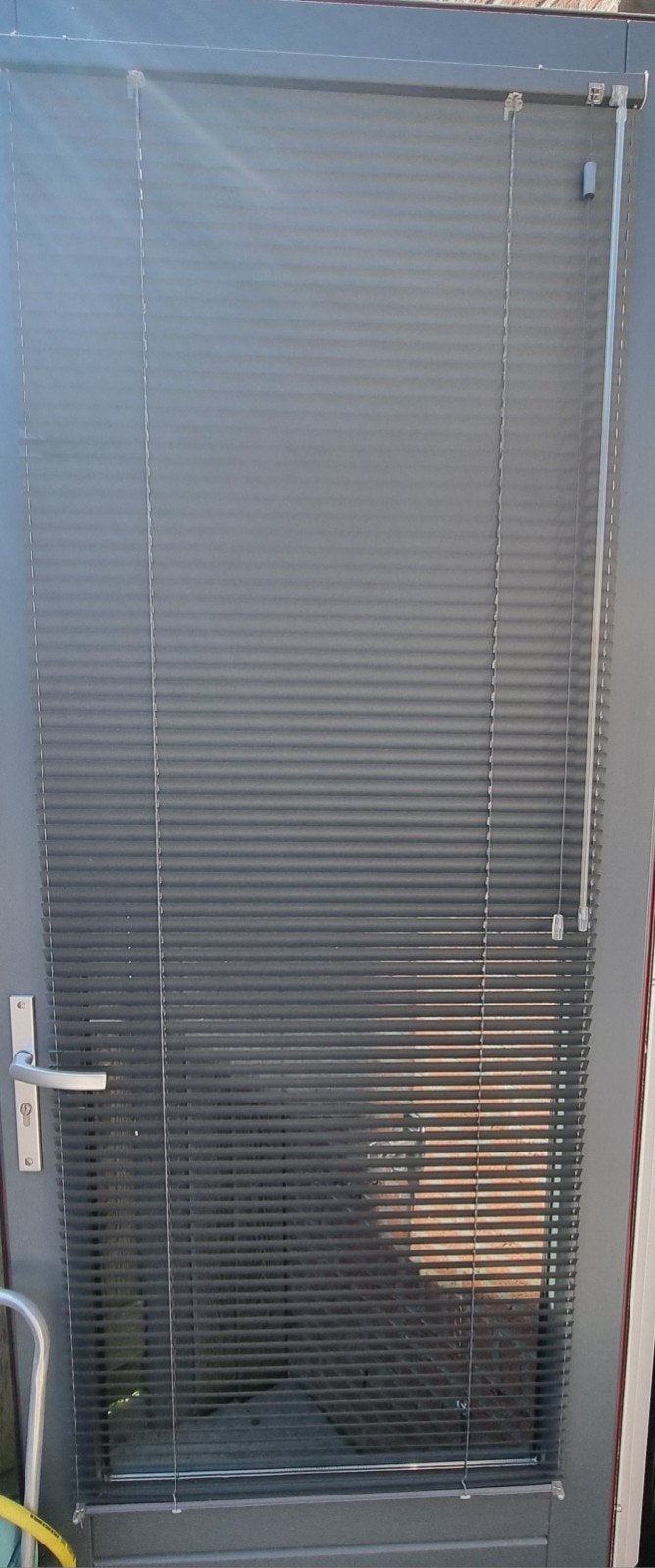 Anreciet jaloezieën voor deur 187x72.  Zelf ophalen, Gebruikt, 150 tot 200 cm, 50 tot 100 cm, Ophalen of Verzenden