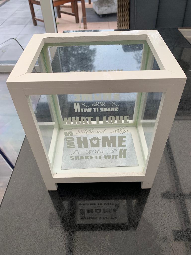 Decoratie voor kaarsen of theelichtjes, Huis en Inrichting, Overige materialen, Wit, Nieuw, Ophalen of Verzenden