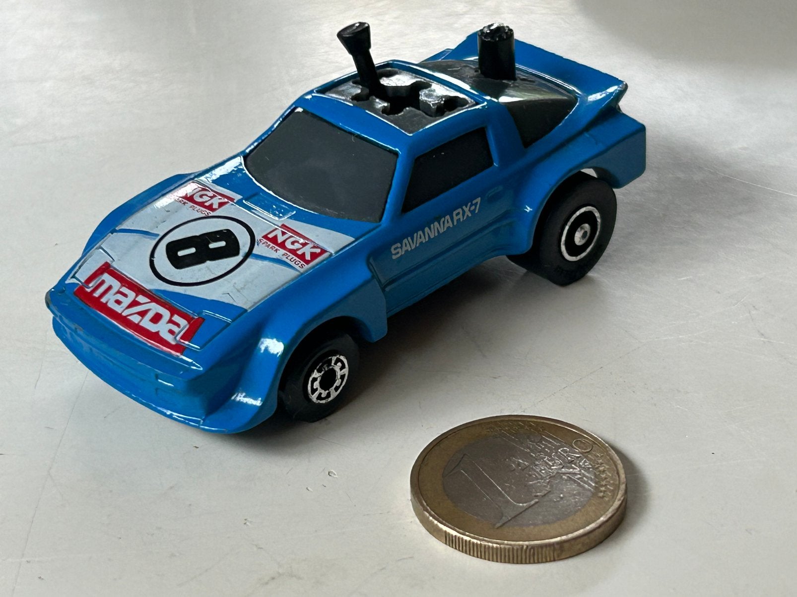 Matchbox Mazda SAVANNA RX-7 1984 TrickShifters TM Rally auto, Ophalen of Verzenden, Gebruikt, Auto