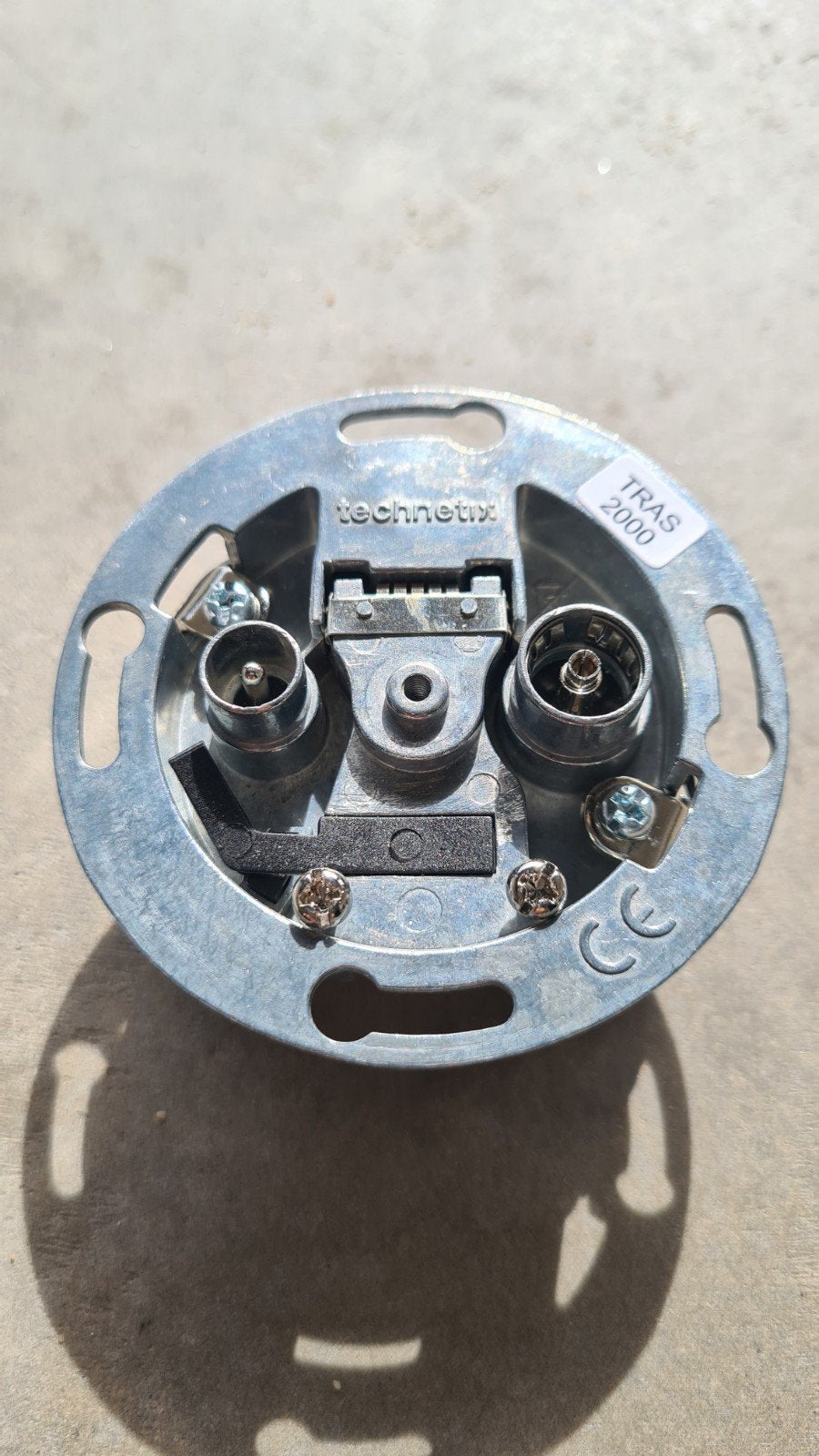 Technetix Coax inbouw basiselement, nieuw in verpakking, Ophalen of Verzenden, Nieuw, Overige merken, Overige typen