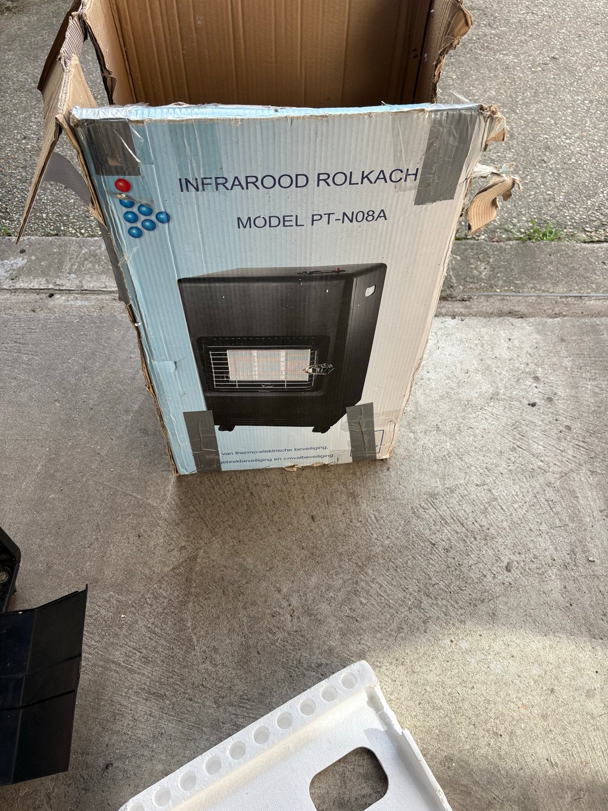 Rolkachel - Model PT-N08A gas weinig gebruikt, Ophalen, Gebruikt, Gas, Vrijstaand