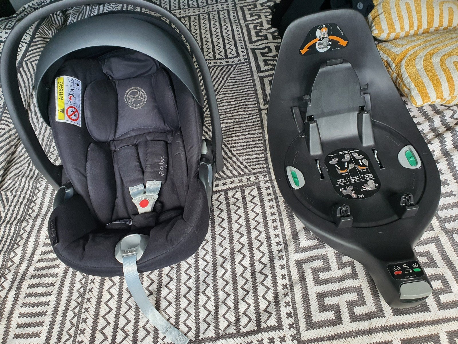 cybex platinum + draaibare base (maxi cosi), Ophalen