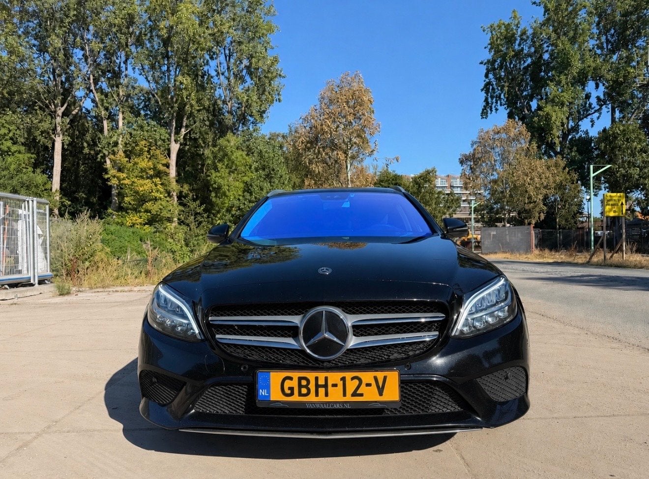 Mercedes-Benz C-Klasse C200 d 9G-TRONIC 11/2019 Zwart, Auto's, Automaat, Achterwielaandrijving, 1800 kg, 4 cilinders