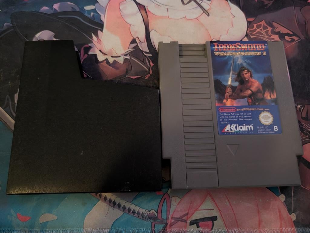 IronSword: Wizards & Warriors II NES Game, Avontuur en Actie, Gebruikt, 1 speler, Ophalen of Verzenden