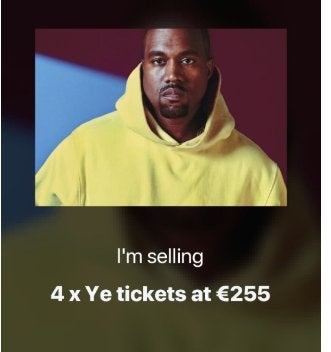 KanYe tickets 6 juni, Drie personen of meer, Juni
