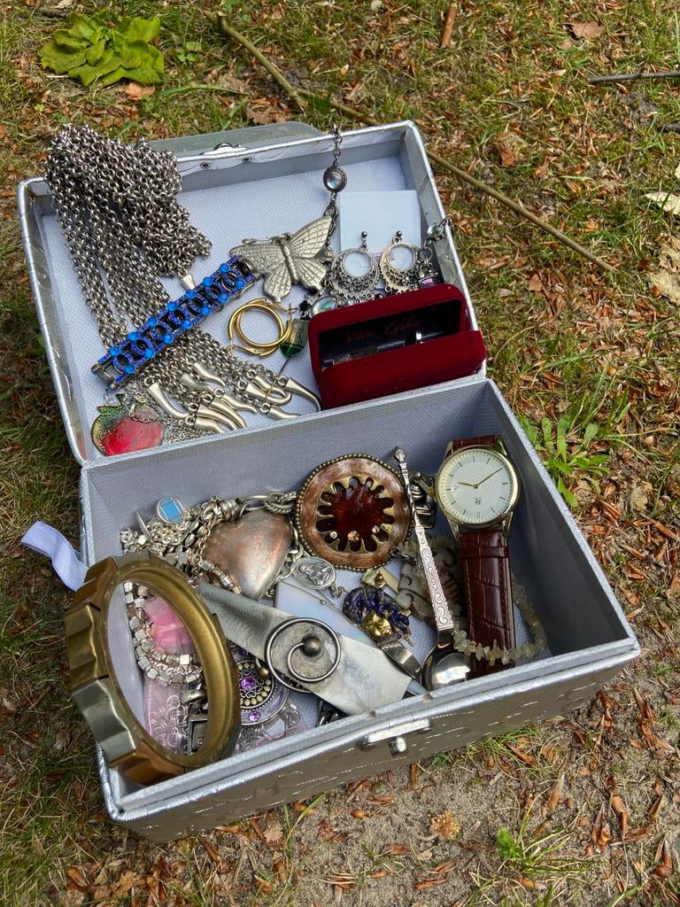 Lot vintage sieraden, Ophalen of Verzenden, Overige materialen, Overige typen