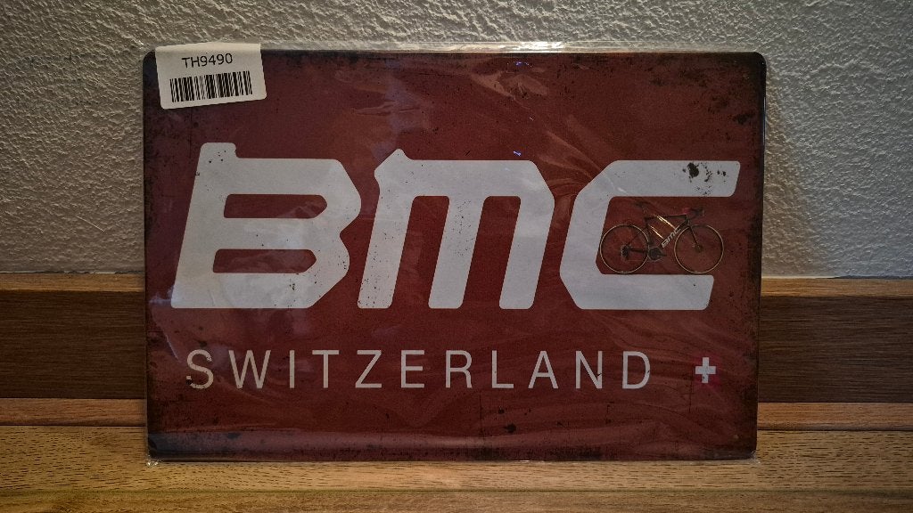 BMC Switzerland Metalen Bord, Ophalen, Nieuw, Reclamebord