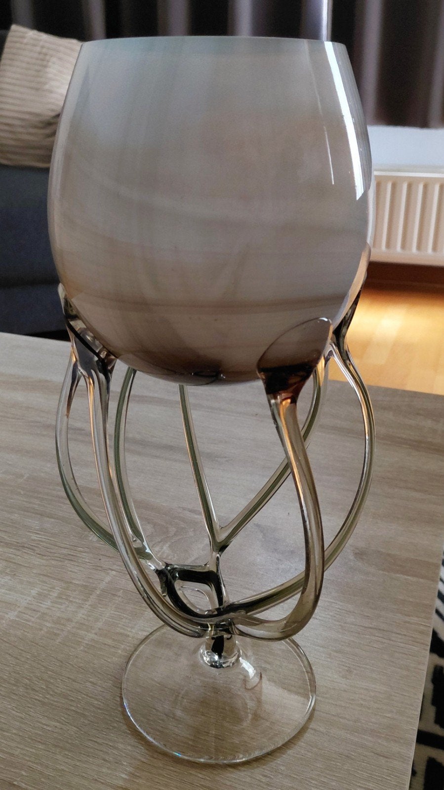 handgeblazen vaas/kelk van Jozefina Krosno, Antiek en Kunst, Antiek | Glas en Kristal, Ophalen