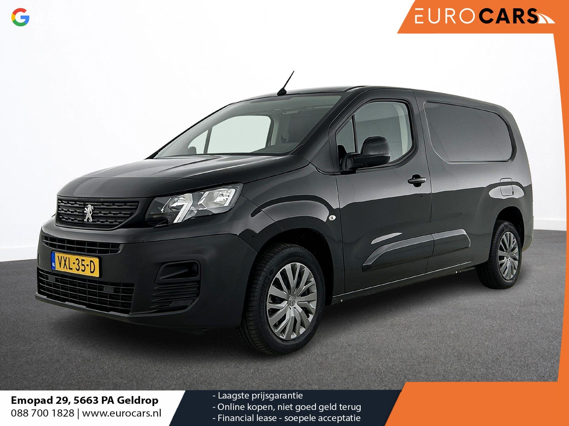 Peugeot Partner 1.5 BlueHDi 100 S&S L2 Airco Bluetooth Parke, Voorwielaandrijving, 1030 kg, Gebruikt, Euro 6