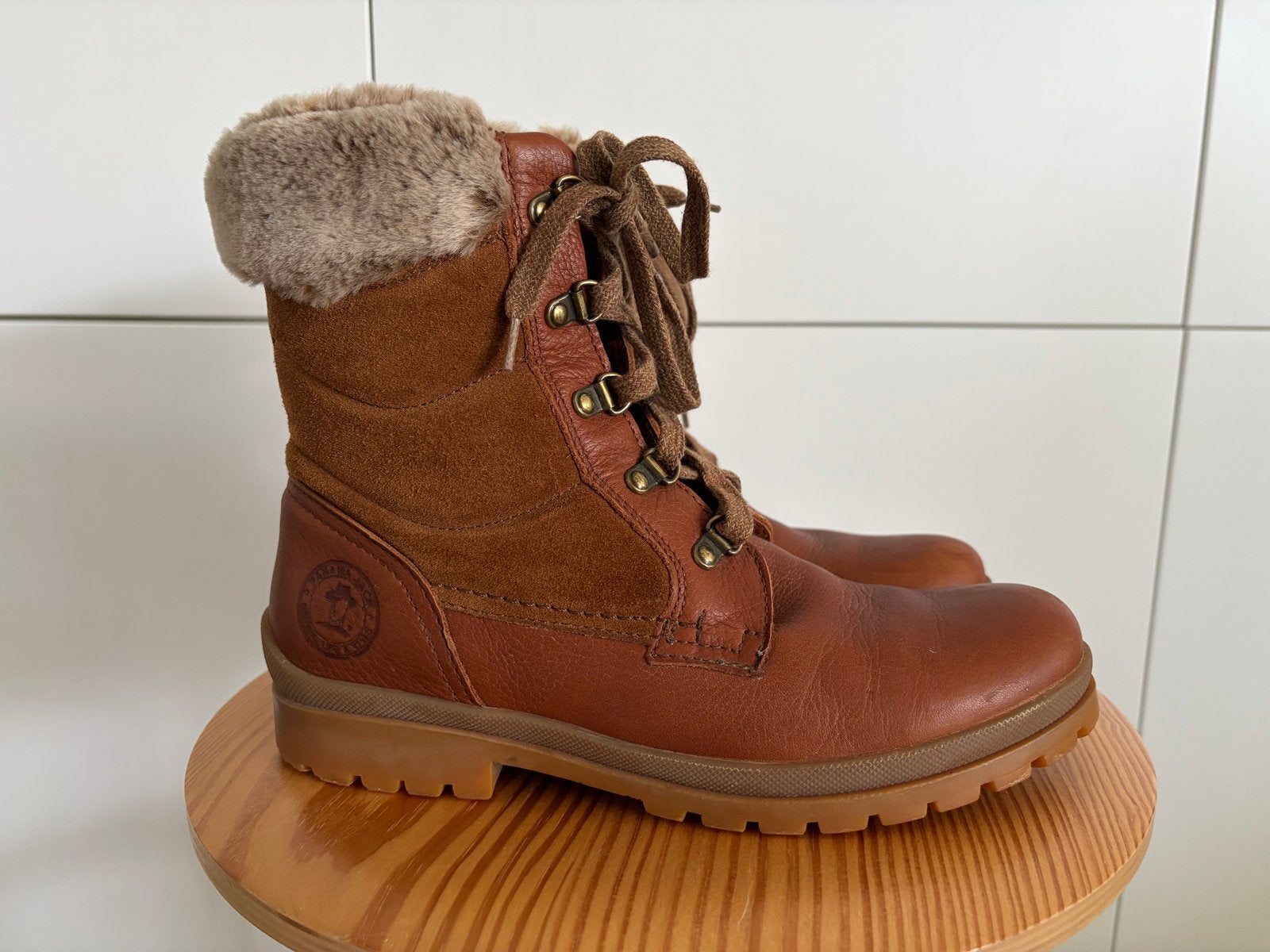 Panama Jack bruine laarzen, maat 41, zo goed als nieuw, Kleding | Dames, Schoenen, Bruin, Lage of Enkellaarzen, Ophalen of Verzenden