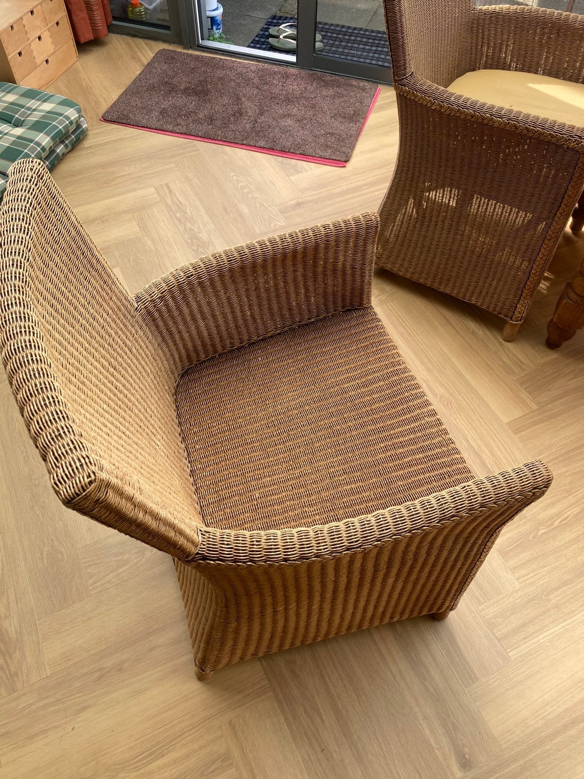 Gratis afhalen 4 mooie Yumi serre/ tuinstoelen, Ophalen, Overige materialen, Gebruikt, Loungeset