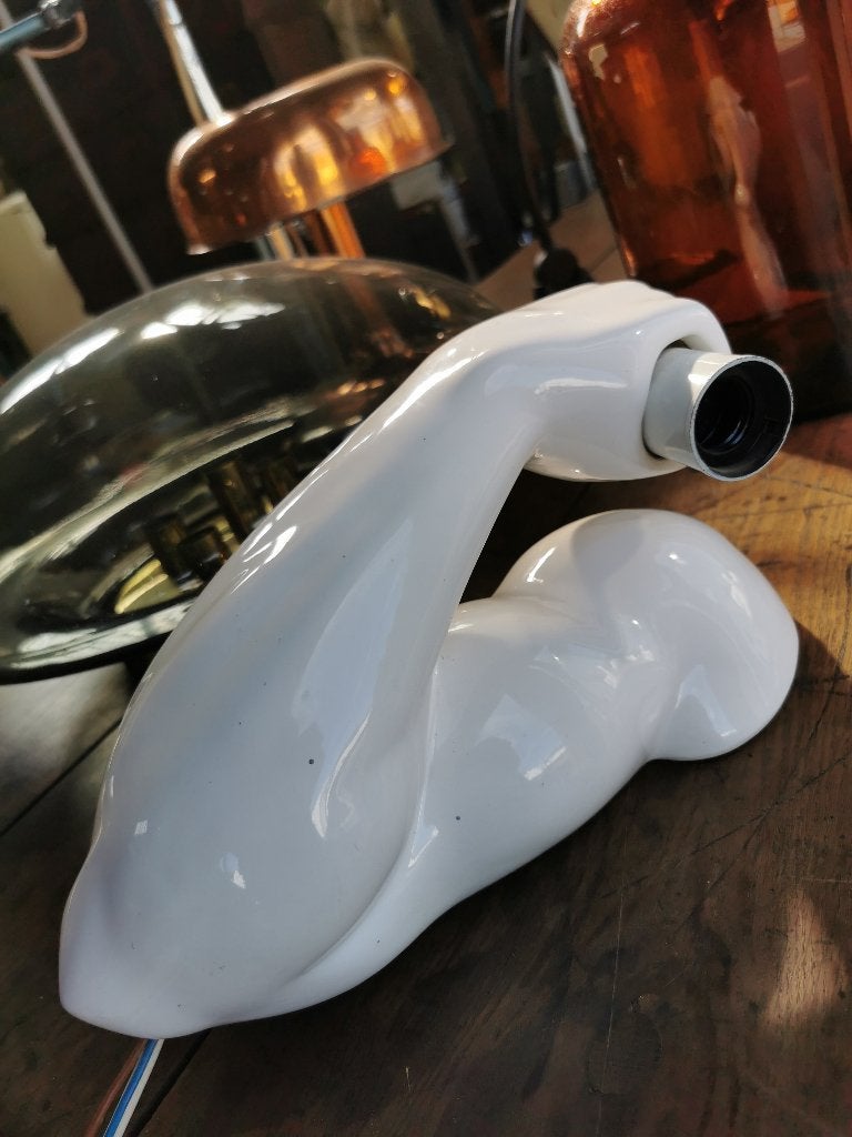 Vintage halter lamp J.C. Peiré 1980's, Ophalen, Zo goed als nieuw, Keramiek