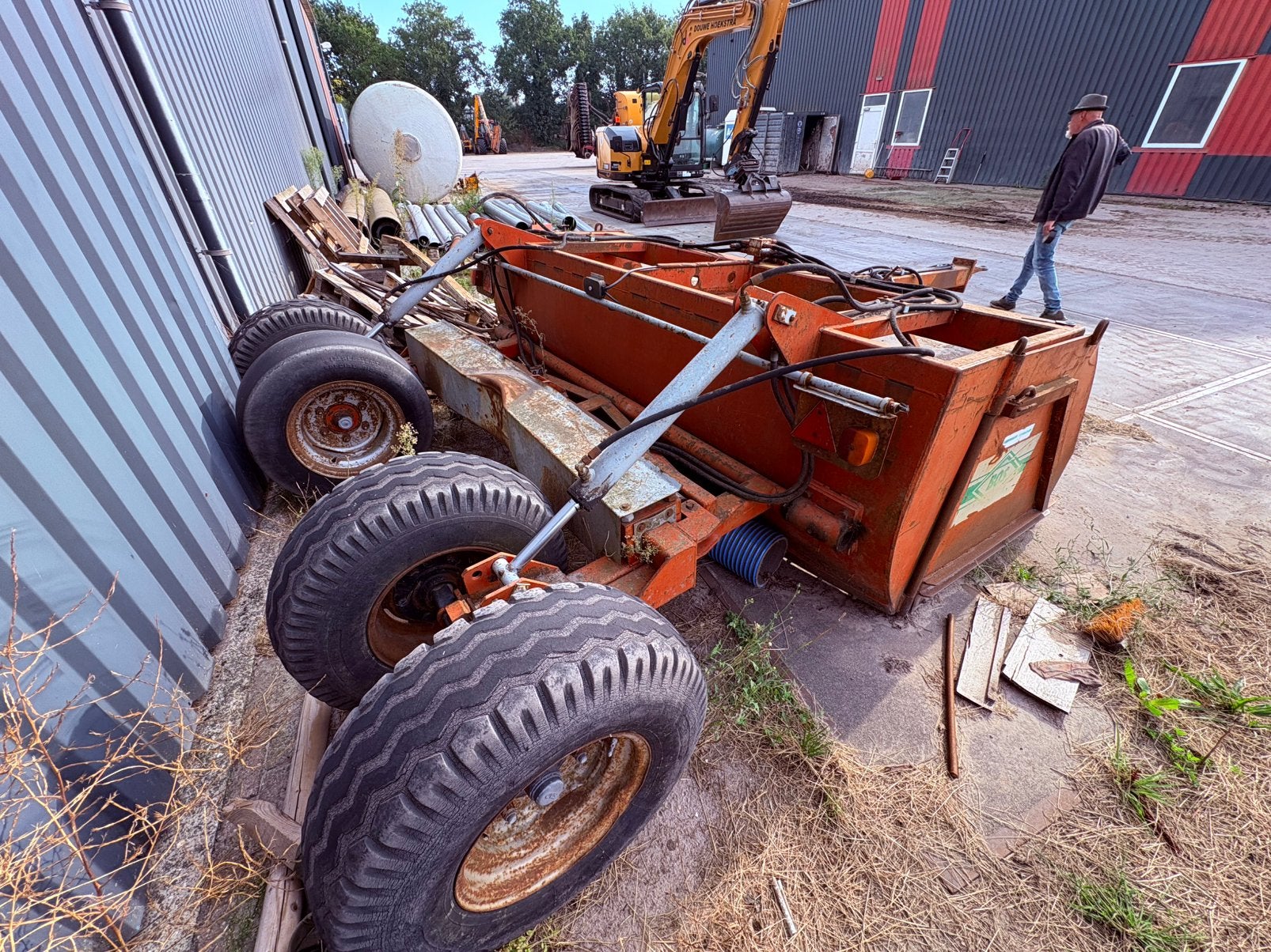 Bos kilverbak, Zakelijke goederen, Ophalen, Grondbewerking