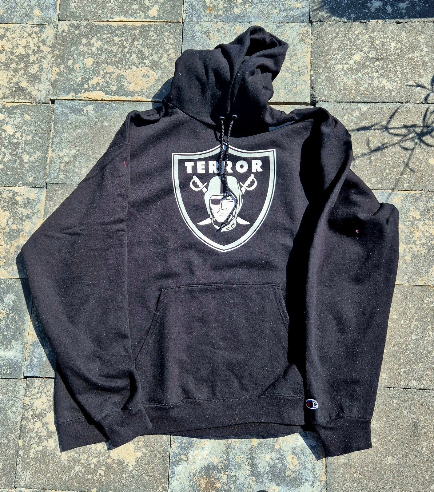 Terror Raiders hoodie XXL 2XL hardcore punk Hatebreed, Kleding | Heren, Zwart, Champion, Overige maten, Ophalen of Verzenden