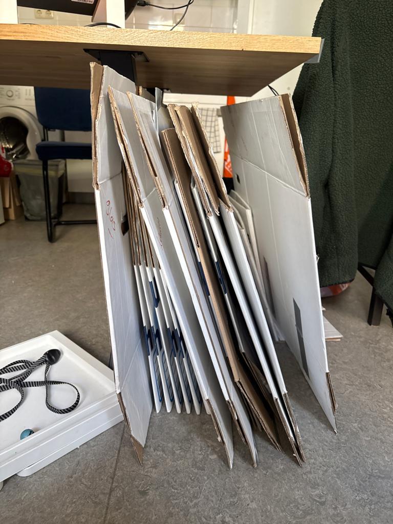 20 gebruikte verhuisdozen gratis af te halen in Groningen, Doe-het-zelf en Verbouw, Kratten en Dozen, Ophalen, 40 tot 60 cm, Opvouwbaar