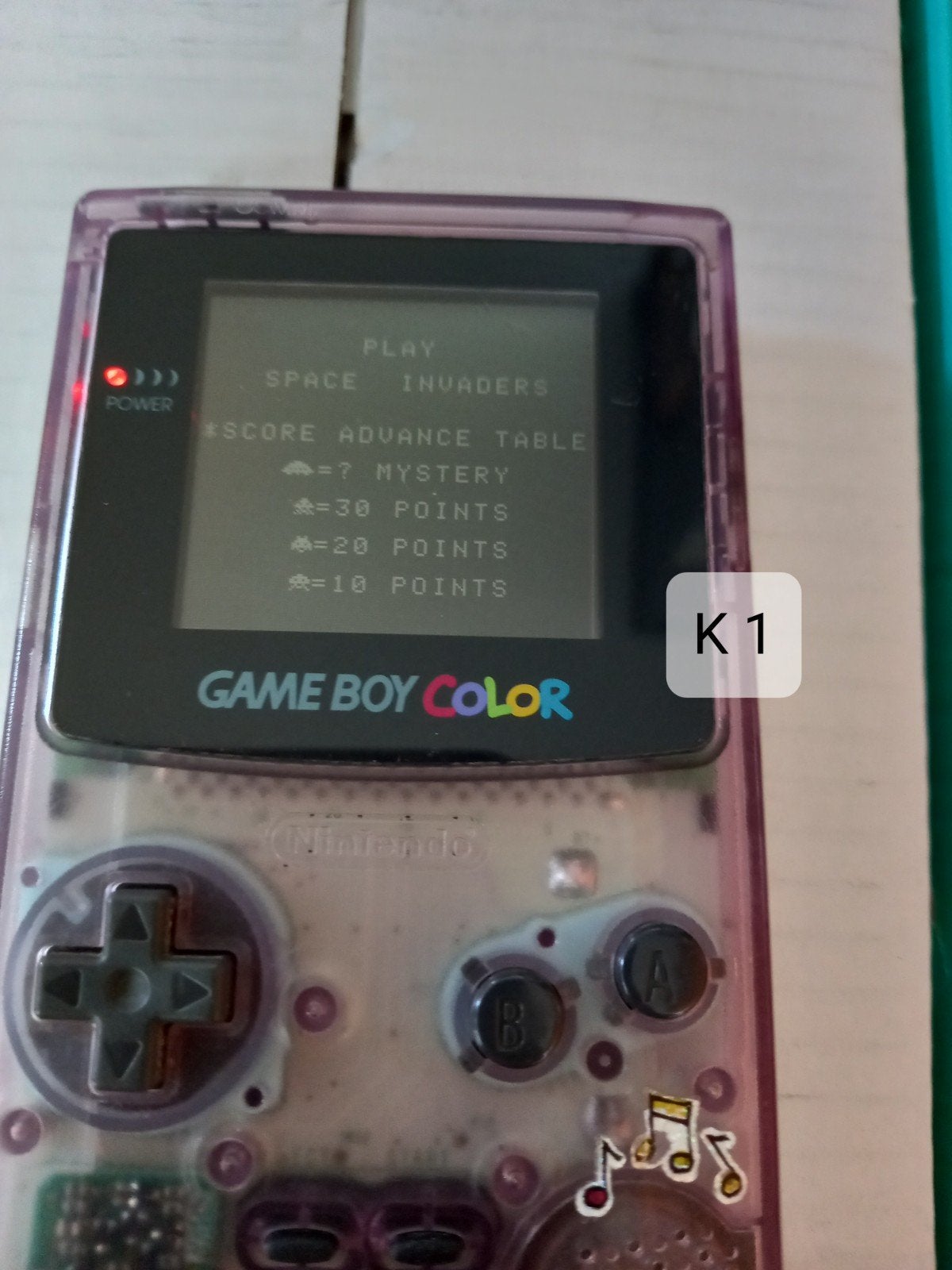 Gameboyspel K1 t/m K6. Space Invaders., Spelcomputers en Games, Games | Nintendo Game Boy, Gebruikt, Simulatie, 1 speler, Vanaf 7 jaar