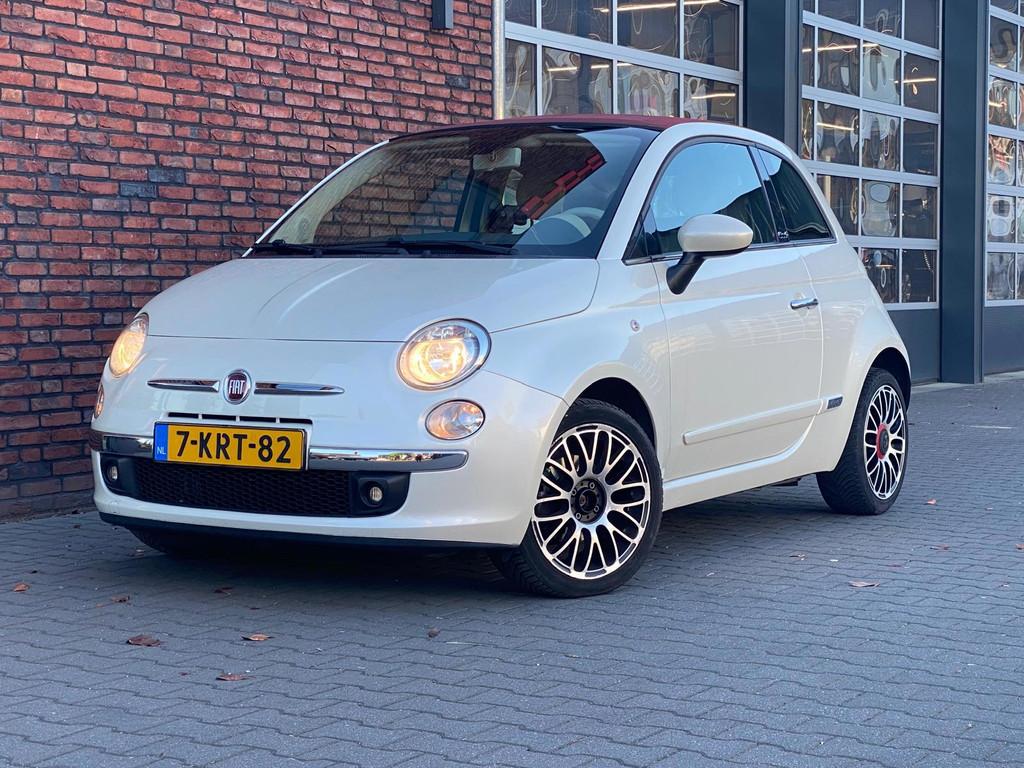 Fiat 500 C 0.9 TwinAir Lounge rijdbare schade apk t/m 11-6-2, Auto diversen, Cabriolet, 875 cc, Wit, Handgeschakeld