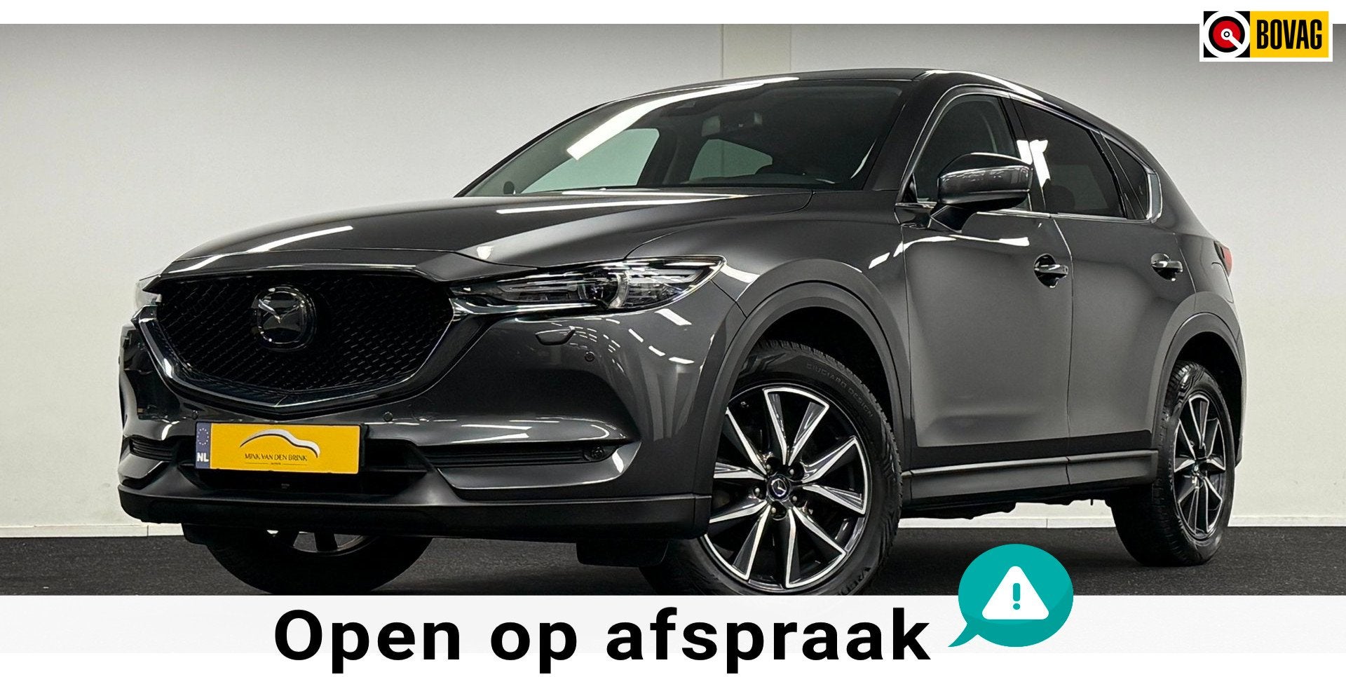 Mazda CX-5 2.5 SkyActiv-G 194 GT-M 4WD*Leder*Navi*Camera*Ada, Auto's, Gebruikt, Zwart, 4 cilinders, 2000 kg