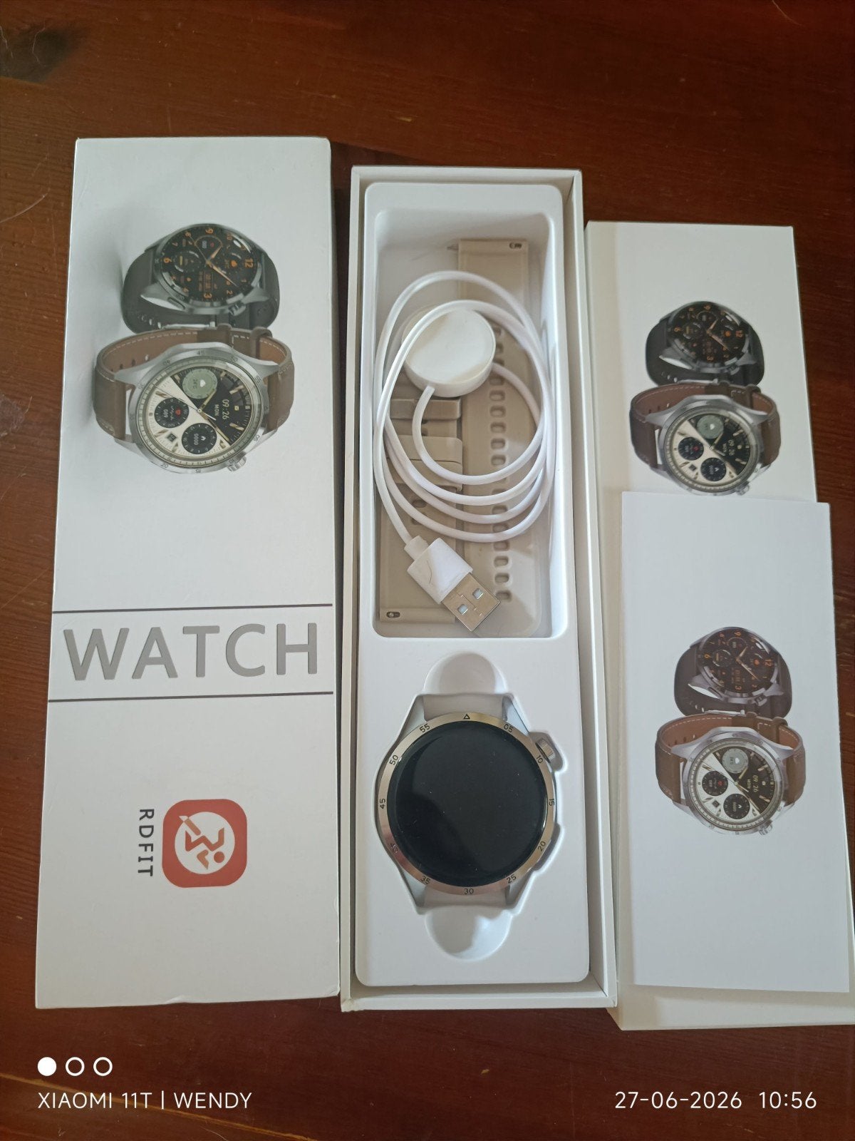 Smartwatch, Ophalen, Zwart, Nieuw, GPS