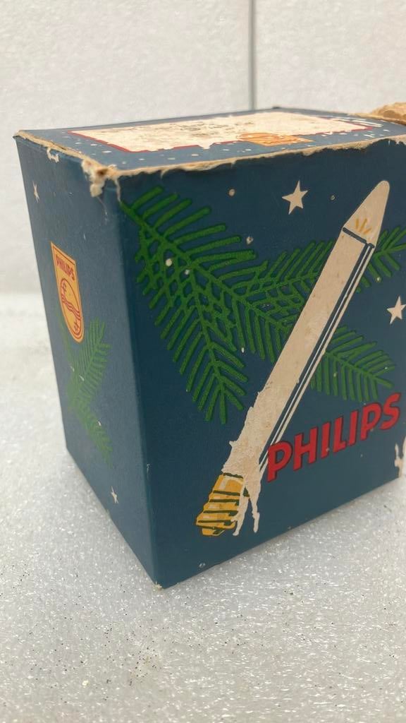 Vintage Philips doosje, Diversen, Kerst, Ophalen of Verzenden, Gebruikt