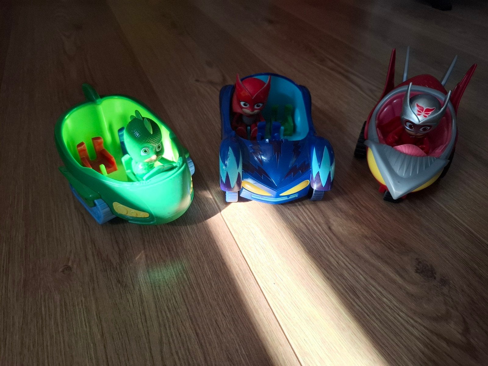 PJ Masks Voertuigen en Figuren Set, Ophalen of Verzenden, Gebruikt