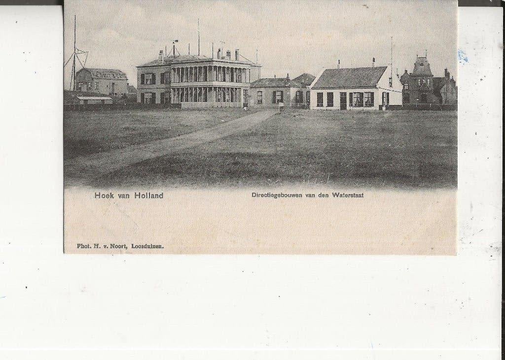 Hoek van Holland Directiegebouwen van den Waterstaat 1900, Ophalen of Verzenden, Voor 1920, Ongelopen, Zuid-Holland