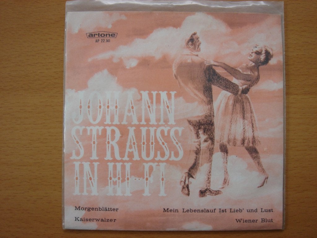 Johan Strauss in Hi-FI – AP 22.141, Gebruikt, Klassiek, 7 inch, Ophalen of Verzenden