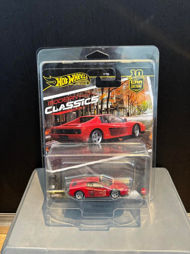 Hot Wheels Premium Ferrari Testarossa Modern Classics, Ophalen, Nieuw, Auto