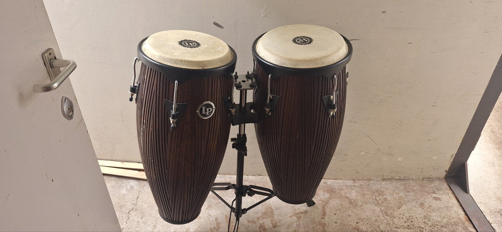 LP Conga Set, Muziek en Instrumenten, Percussie, Ophalen, Gebruikt, Trommel