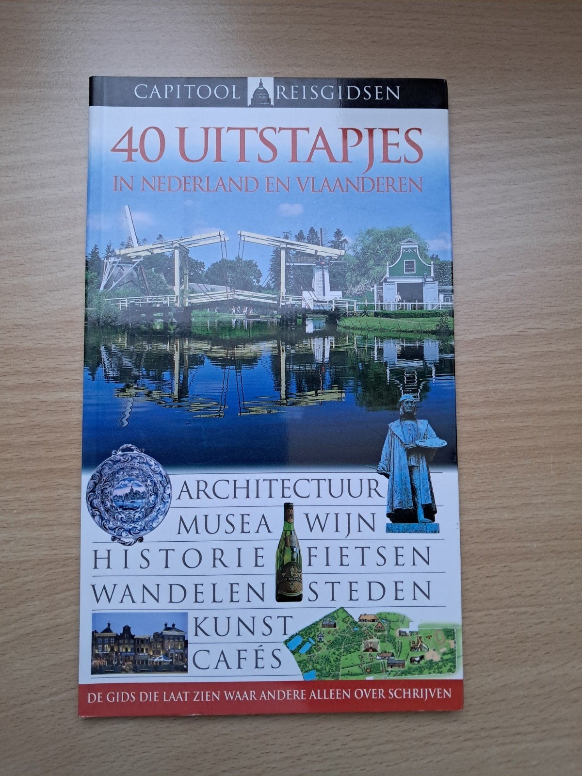Capitool Reisgids: 40 Uitstapjes in Nederland en Vlaanderen, Boeken, Reisgidsen, Onbekend, Capitool, Ophalen of Verzenden, Zo goed als nieuw