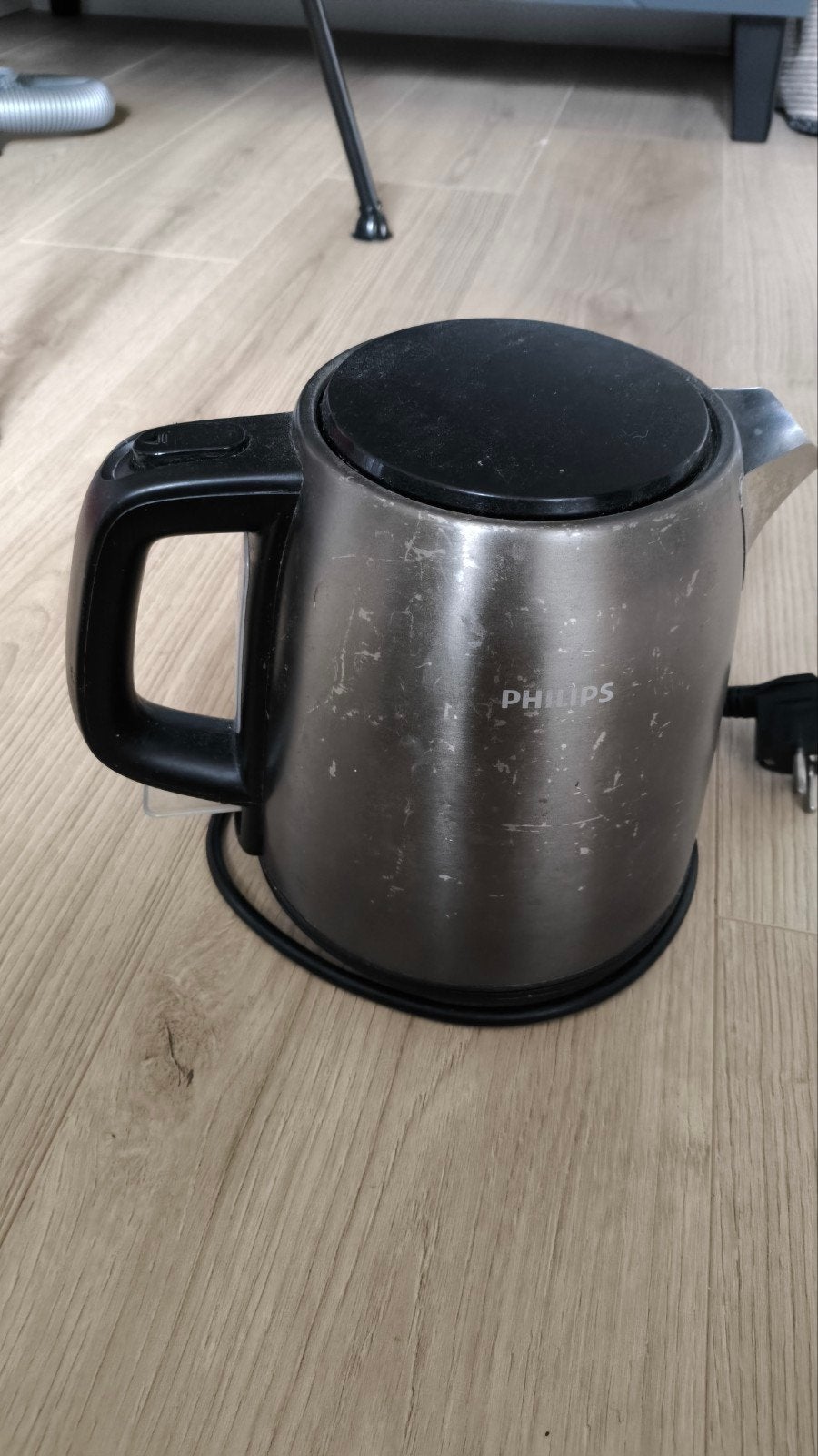 Philips waterkoker 1l - Gebruikt, 1 tot 2 liter, Ophalen, Gebruikt, Rvs
