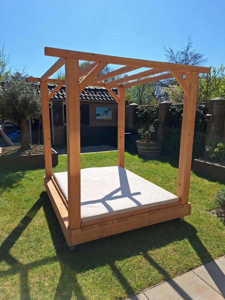 Douglas/steigerhout tuin lounge bed strand bed cabana, Ophalen of Verzenden