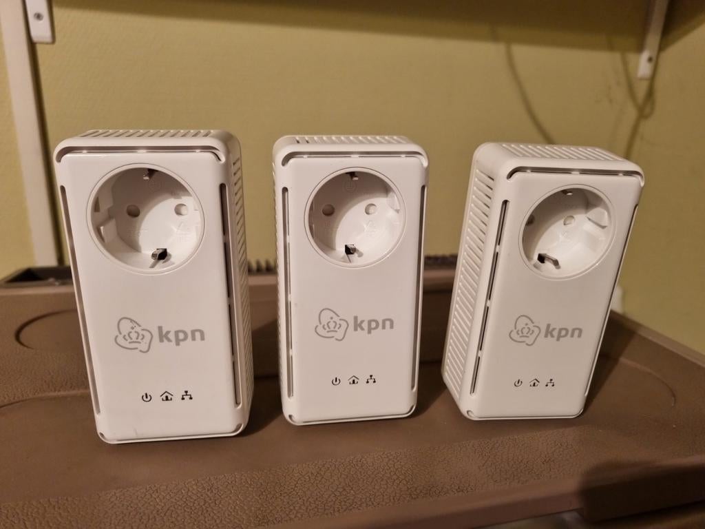 KPN Stroomnetwerkadapter Set (3 stuks), Ophalen of Verzenden, Gebruikt, KPN