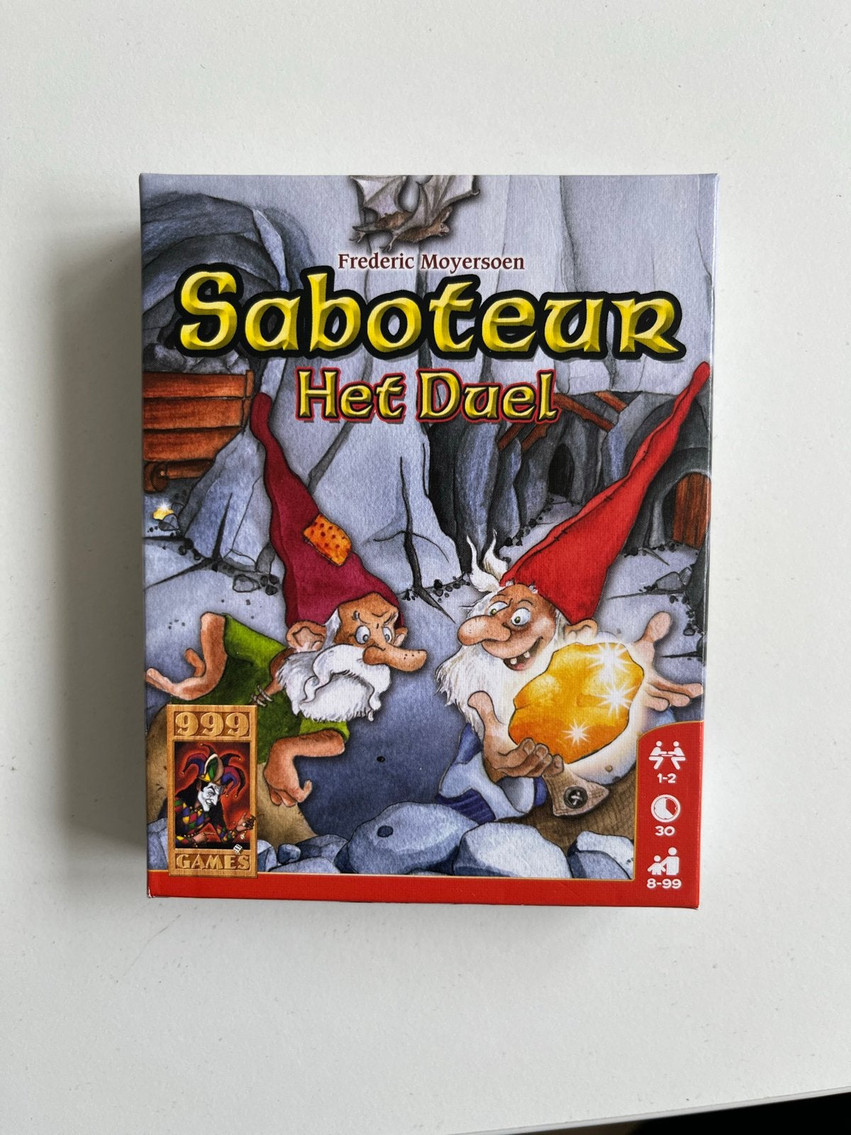 Saboteur Het Duel (999 Games), Een of twee spelers, Ophalen of Verzenden, Zo goed als nieuw, Reisspel