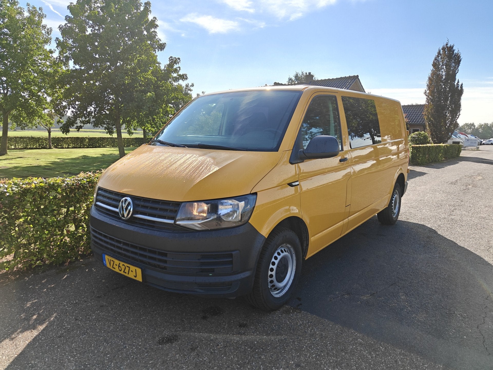 Volkswagen Transporter 2.0 TDI L2H1 DC Comfortline AIRCO BJ, Euro 5, Stof, Gebruikt, 4 cilinders